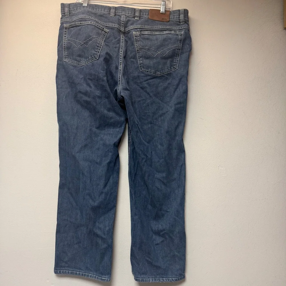 Hiltl Jeans Men 38 Blue Excellent Straight Leg Ultimate Trousers Denim